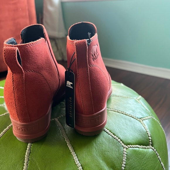 Sorel Evie suede wedge pullon bootie NEW NWT - Picture 5 of 10